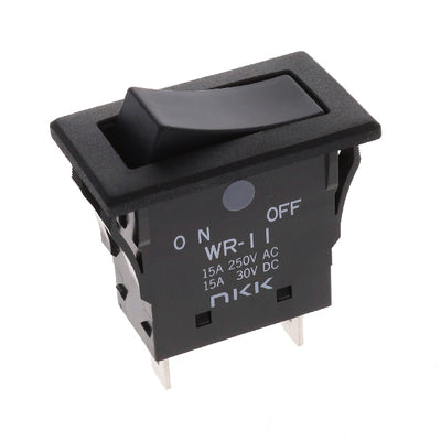 WR11AF/CUL by NKK Switches - ROCKER SWITCH SPST 15A 125V