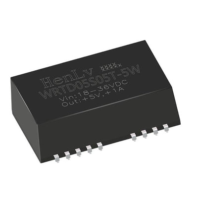 WRTD05D05T-5W by HenLv Power - DC DC CONVERTER +/-5V 5W