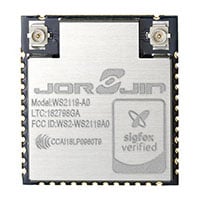 WS2119-A0 by Jorjin Technologies Inc. - MOD BLUENRG+S2-LP SIGFOX/BLE4.2