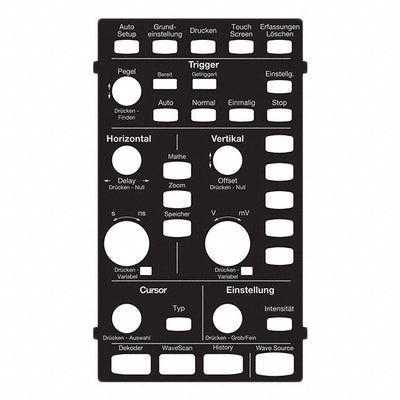 WS3K-FP-GERMAN by Teledyne LeCroy - GERMAN FP OVERLAY FOR WS3000