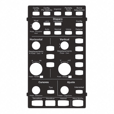 WS3K-FP-SPANISH by Teledyne LeCroy - SPANISH FP OVERLAY FOR WS3000