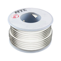 WT18-09-25 by NTE Electronics, Inc - HOOK-UP 18AWG 600V WHITE 25