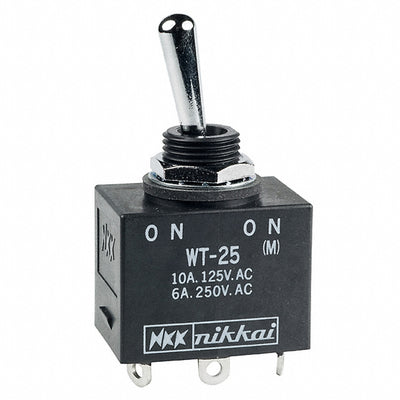 WT25S by NKK Switches - SWITCH TOGGLE DPDT 10A 125V
