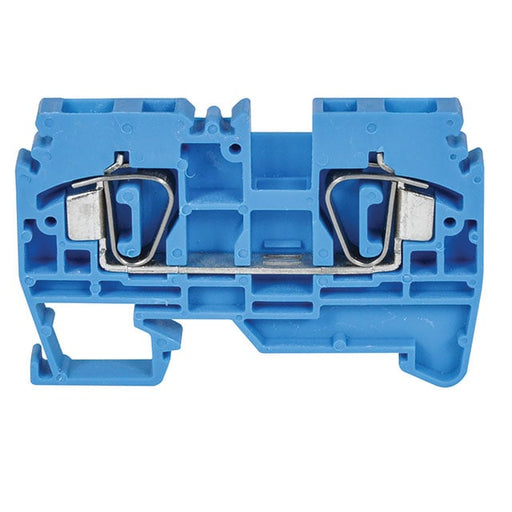 WTB2S-W6-BE by c3controls - 50A FEED THRU SPRG CLMP BLUE 8MM