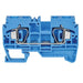 WTB2S-W6-BE by c3controls - 50A FEED THRU SPRG CLMP BLUE 8MM