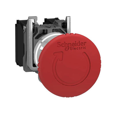 XB4BS8444 by Schneider Electric - HARMONY XB4, EMERGENCY STOP SWIT