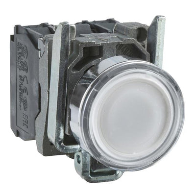 XB4BW31B5 by Schneider Electric - HARMONY XB4, ILLUMINATED PUSH BU