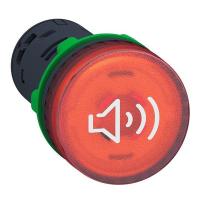 XB5KS2B4 by Schneider Electric - HARMONY XB5, ILLUMINATED BUZZER,