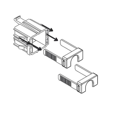 XBTZGCLP2 by Schneider Electric - USB FASTENING FOR ADVANCED PANEL