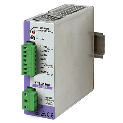 XCSC120C by Cabur - A Din Rail AC UPS with a combina