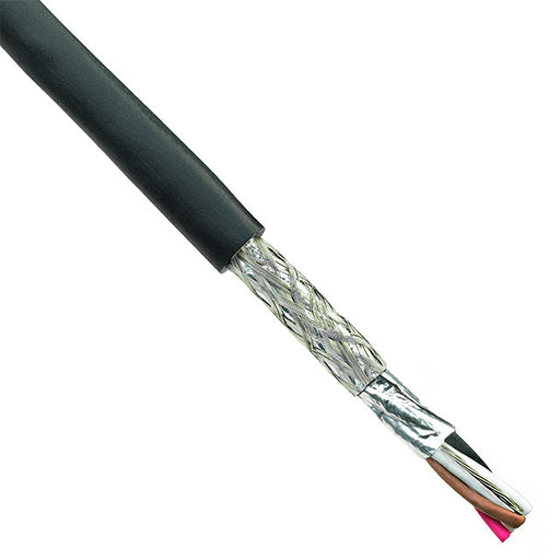 45544 BL199 by Alpha Wire - CABLE 4CON 14AWG BLUE SHLD 1000