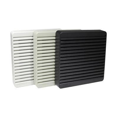 XPFA120CG by Hammond Manufacturing - FILTER FAN GRILL 5.91"" GRAY/BEIG