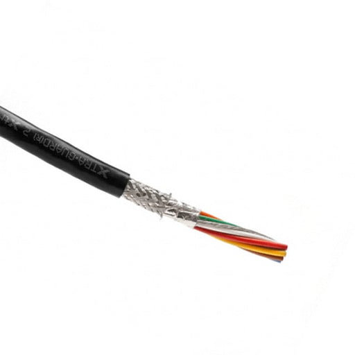 25196 BL199 by Alpha Wire - CABLE 6CON 22AWG BLUE SHLD 1000