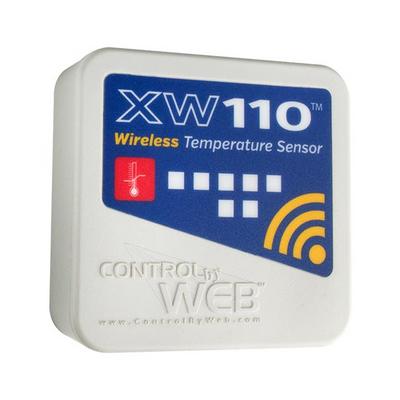 XW-110P+PS5VW1.0-2.5MM by ControlByWeb - WIRELESS TEMPERATURE SENSOR