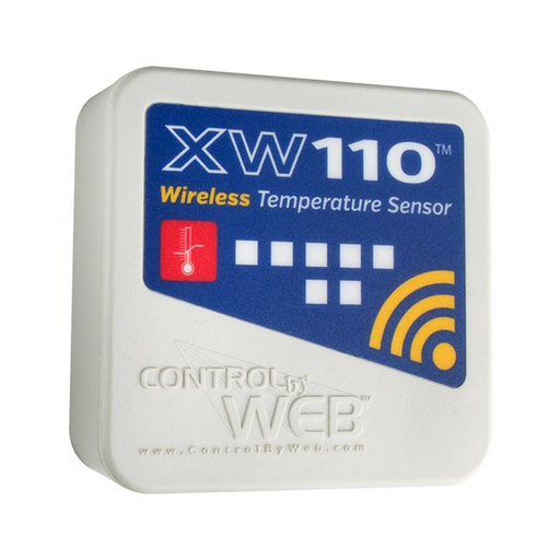 XW-110P+PS5VW1.0-2.5MM by ControlByWeb - WIRELESS TEMPERATURE SENSOR