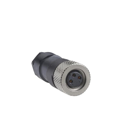 XZCC8FDM30S by Schneider Electric - FEMALE, M8, 3 PIN, STRAIGHT CONN