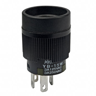 YB15WCKW01 by NKK Switches - PUSH SWITCH BUTTON SPDT 3A 125V