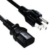 YP12_YC12 by MEAN WELL USA Inc. - CORD NEMA5-15P-IEC320-C13 6' BLK