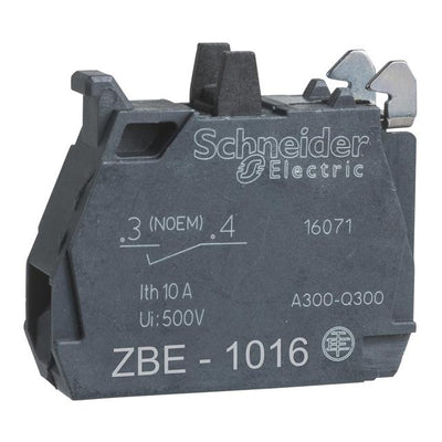 ZBE1016 by Schneider Electric - HARMONY XB4, SINGLE CONTACT BLOC