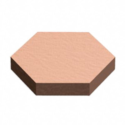 SJ5202 by 3M - BUMPER HEXAGONAL 0.433"" HEX BRN