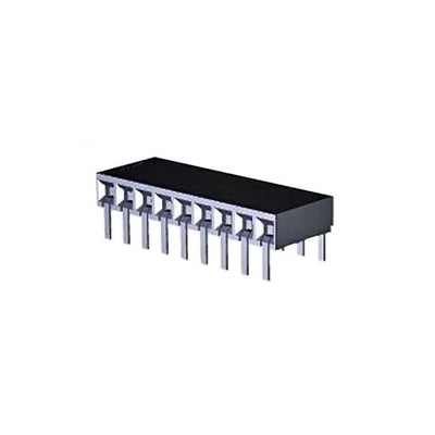 146139-8 by TE Connectivity AMP Connectors - CONNECTOR RECPT 9POS 0.1 GOLD PCB R/A