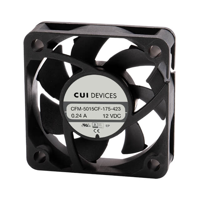 CFM-5015CF-130-224-20 by CUI Devices - FAN AXIAL 50X15.5MM 12VDC WIRE