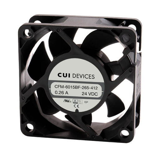 CFM-6025BF-250-351-20 by CUI Devices - FAN AXIAL 60X25.4MM 24VDC WIRE