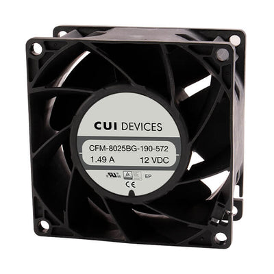 CFM-8025BG-260-484-20 by CUI Devices - FAN AXIAL 80X25.4MM 24VDC WIRE