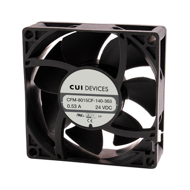 CFM-8020CF-245-401 by CUI Devices - FAN AXIAL 80X20MM 24VDC WIRE