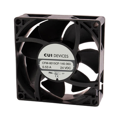 CFM-8020CF-225-273 by CUI Devices - FAN AXIAL 80X20MM 24VDC WIRE