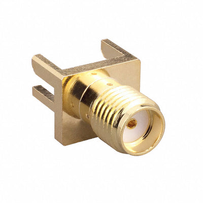 CONSMA020.062-G by Linx Technologies Inc. - CONNECTOR SMA FML EDGE MNT 0.062"" PCB