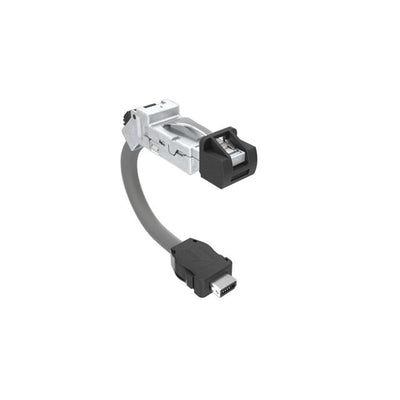 DRPC61A003A40 by Amphenol ICC (Commercial Products) - CABLE, CAT6A, INDUSTRIAL RJ45, 4