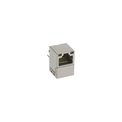 G55-122N-155 by Bel Fuse Inc. - CONNECTOR MAGJACK VERT 10GBT LED POE
