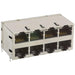 0833-2X4R-55-F by Bel Fuse Inc. - CONNECTOR JACK 8PORT 100 BASE-T PCB