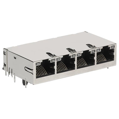 1-1840581-7 by TRP Connector B.V. - CONNECTOR JACK 4PORT 1000 BASE-T PCB