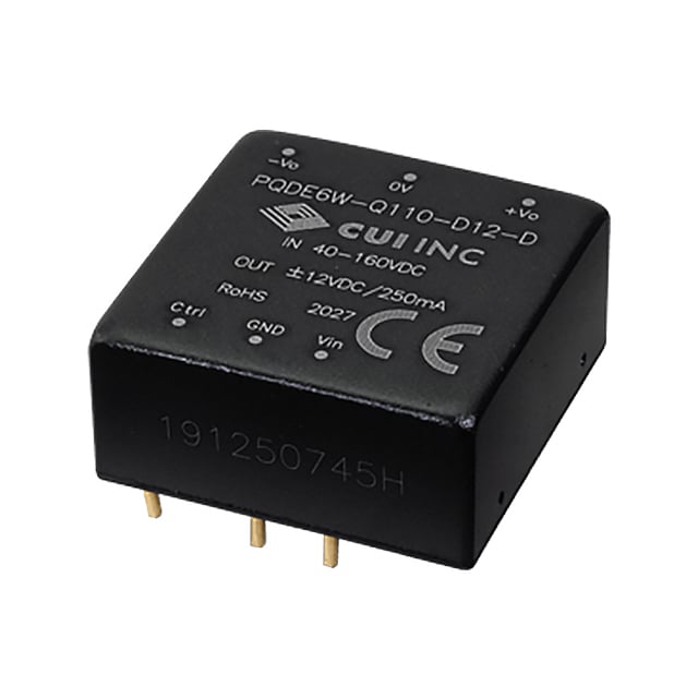 PQDE6W-Q110-S24-D by CUI Inc. - DC DC CONVERTER 24V 6W
