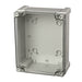 TPC 201610T by Fibox TEMPO - BOX PLAS GRY/CLR 7.9""L X 6.4""W