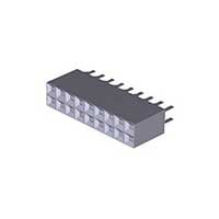 5-534998-9 by TE Connectivity AMP Connectors - CONNECTOR RECPT 18POS 0.1 GOLD PCB