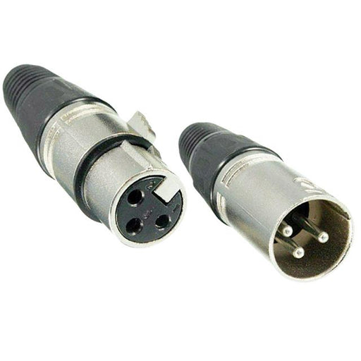 xlr 1 pair by 5 Core Inc - 2Pcs 3Pin Audio Cable Connector