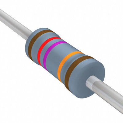 MFR-25FBF52-127K by YAGEO - RESISTOR 127K OHM 1% 1/4W AXIAL
