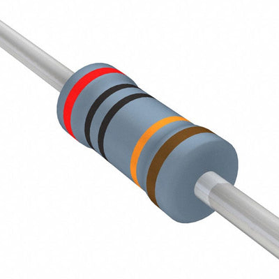 MFR50SFTE52-200K by YAGEO - RESISTOR 200K OHM 1% 1/2W AXIAL