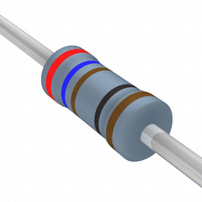 MFR50SFTE52-261R by YAGEO - RESISTOR 261 OHM 1% 1/2W AXIAL