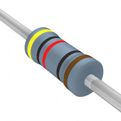 MFR-25FBF52-402R by YAGEO - RESISTOR 402 OHM 1% 1/4W AXIAL
