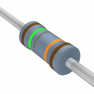 MFR-25FBF52-158K by YAGEO - RESISTOR 158K OHM 1% 1/4W AXIAL