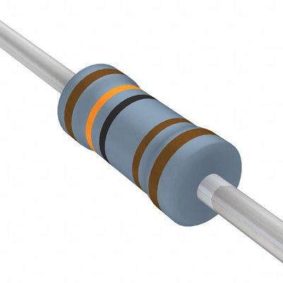 MFR-25FRF52-1K3 by YAGEO - RESISTOR 1.3K OHM 1% 1/4W AXIAL