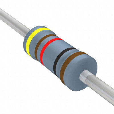 MFR-25FRF52-412R by YAGEO - RESISTOR 412 OHM 1% 1/4W AXIAL