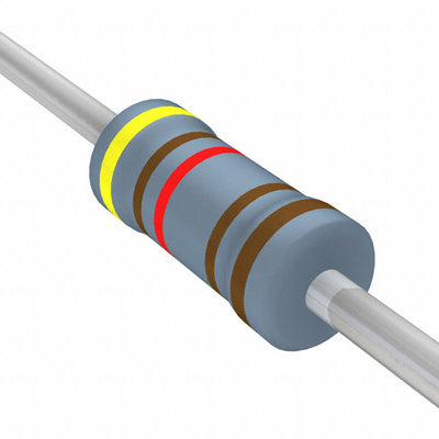 MFR50SFTE52-4K12 by YAGEO - RESISTOR 4.12K OHM 1% 1/2W AXIAL