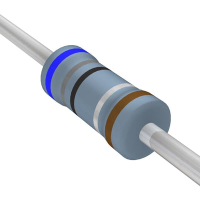 MFR50SFTE52-6R8 by YAGEO - RESISTOR 6.8 OHM 1% 1/2W AXIAL
