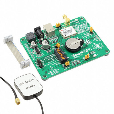 MIKROE-362 by MikroElektronika - BOARD SMART GPS WITH ANTENNA