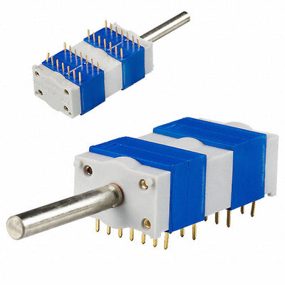 MIL2112B12NSD25 by C&K - SWITCH ROTARY 12POS 20MA 50V